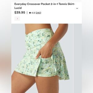 Floral activewear shorts